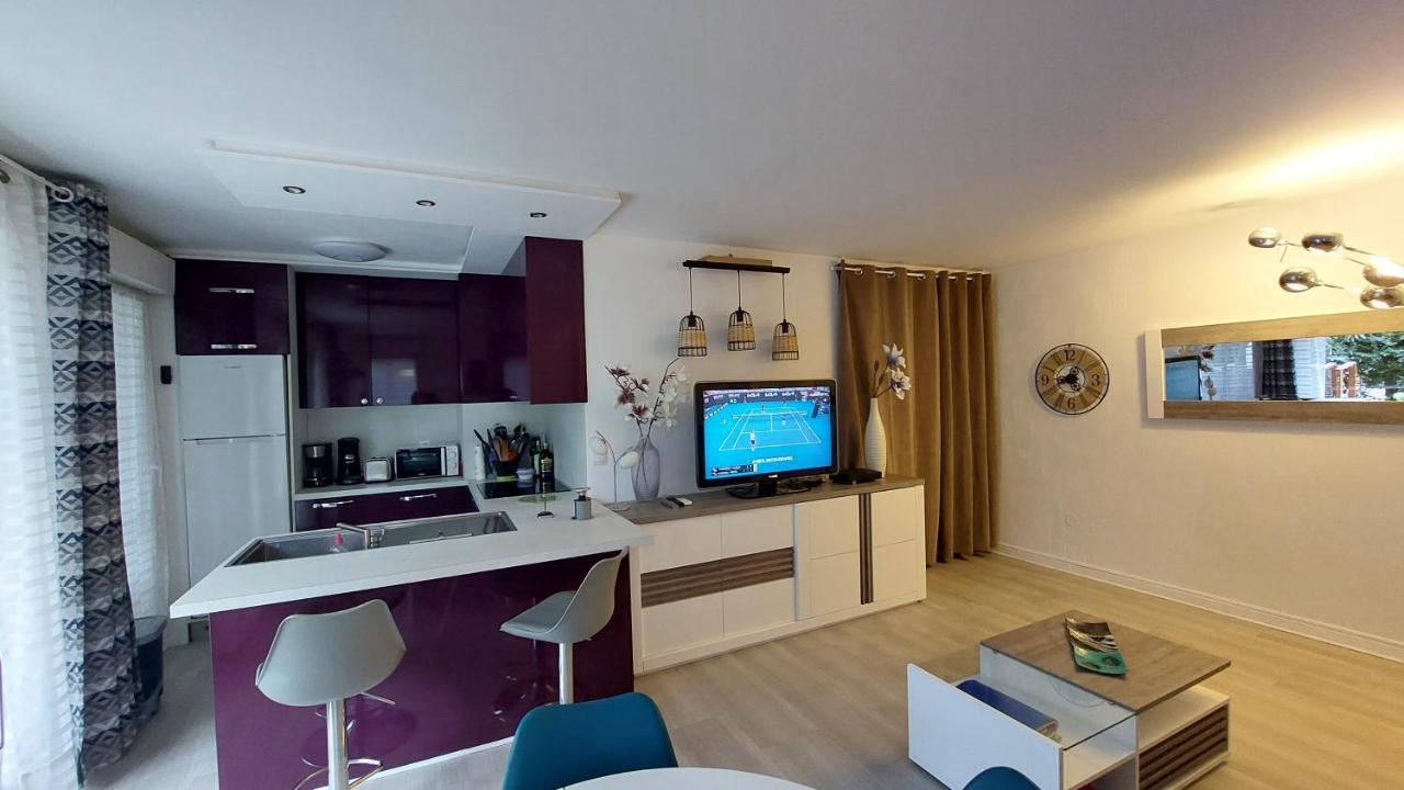 Charmant Appartement Residentiel Avec Terrasse, Jardin Privatif Et Piscine A Cannes 칸느 외부 사진