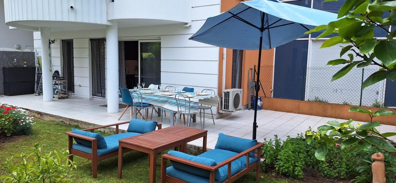 Charmant Appartement Residentiel Avec Terrasse, Jardin Privatif Et Piscine A Cannes 칸느 외부 사진